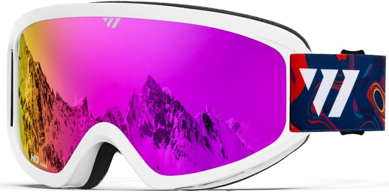 ISTON Ski Goggles - OTG Snow/Snowboard Goggles for Men, Women & Youth - 100% UV Protection W1 - Image 1